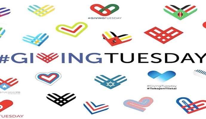 This image portrays #GivingTuesday: A Global Day for Giving Back by Patriot Investment Management Group.